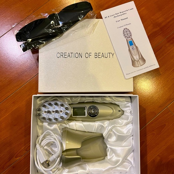 Creation Of Beauty RF & Laser Hair Regrowth Comb (Rechargeable) - Picture 1 of 9
